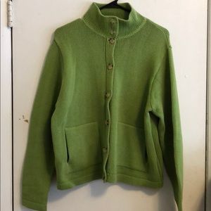bkg and company new york lime green cardigan